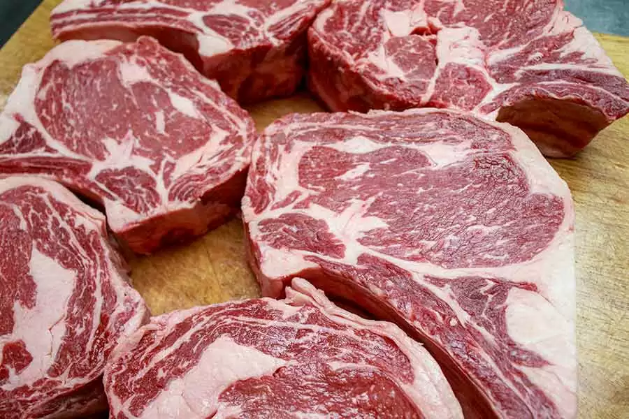 bone-in wagyu beef steak