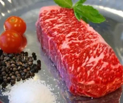 American Kobe Beef Strip Steak - 4 lbs - Grade 3-4
