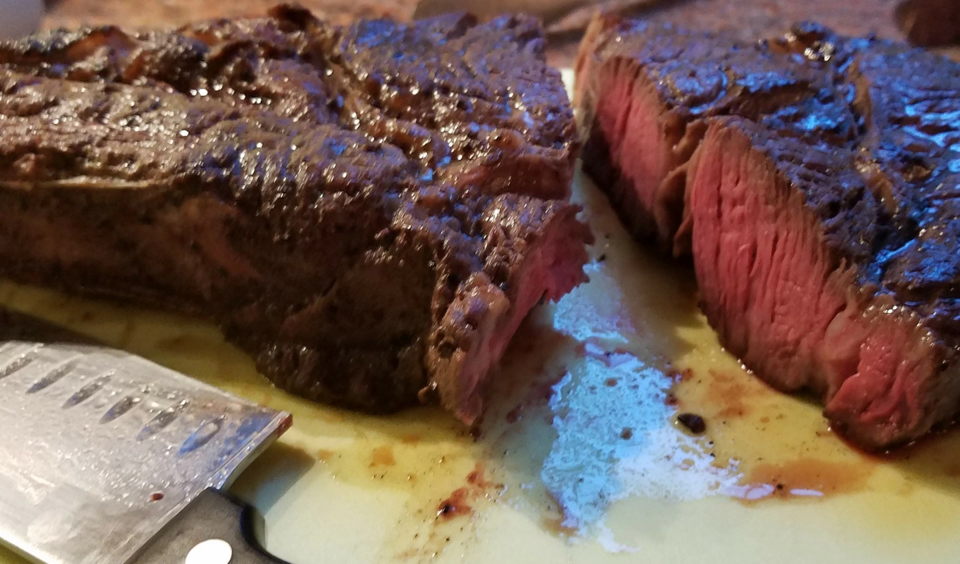 Ribeye grilled to perfection